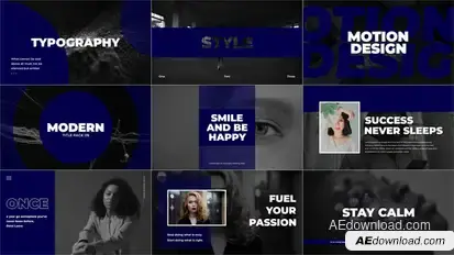 Typography Titles | After Effects Titles template preview