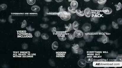 Typography Titles Text Titles template preview