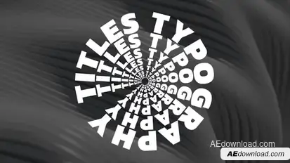 Typography Titles Text | AE Titles template preview