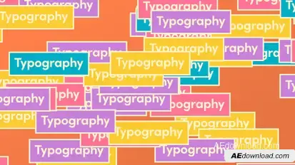 Typoholic Motion Video Displays template preview