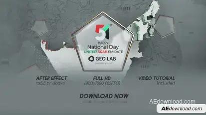 UAE National Day Template  l  National Day Celebrations Openers template preview