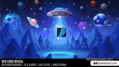Ufo Logo Reveal Logo Stings template preview