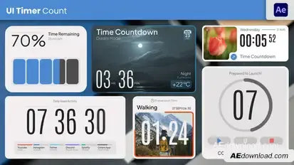 UI Countdown Timer Elements template preview