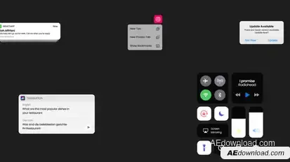 UI Mobile Phone Elements Elements template preview