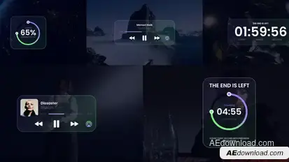 UI Mobile Phone V.2 Elements template preview