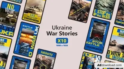 Ukraine War Stories Openers template preview