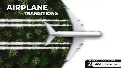 Ultimate Airplane Transitions Pack Elements template preview
