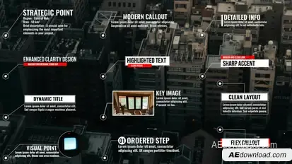Ultimate Callouts Titles template preview