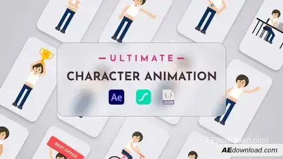 Ultimate Character Animation Pack Vol.2 Elements template preview