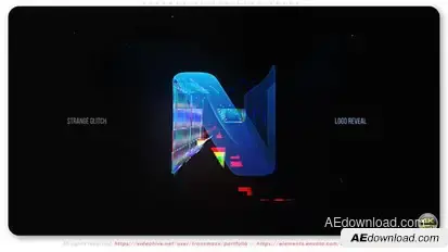 Ultimate Glitch & Twitch Logo Reveal Logo Stings template preview