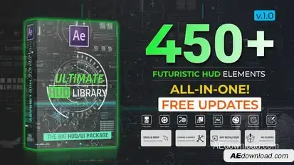 Ultimate HUD Library Elements template preview