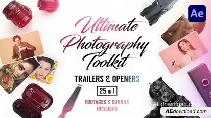 Ultimate Photography Toolkit Trailers & Openers Video Displays template preview