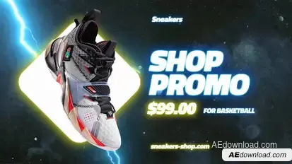 Ultimate Street & Sport Sneakers | Energy Shop Promo | Thunder Product Promo template preview
