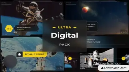Ultra Digital Pack - After-Effects Template Openers template preview