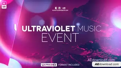 Ultraviolet Music Party Openers template preview
