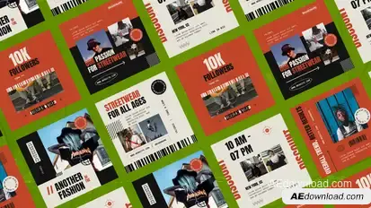 Under Instagram Posts Product Promo template preview