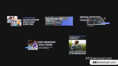 Under Lower Thirds Titles template preview