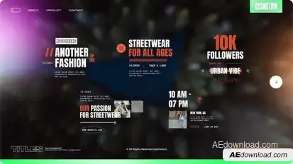 Videohive Under Titles Titles template preview