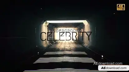 Underground Tunnel Trailer Titles Openers template preview