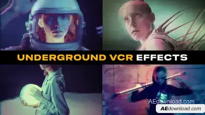 Underground VCR FX | After Effects Elements template preview