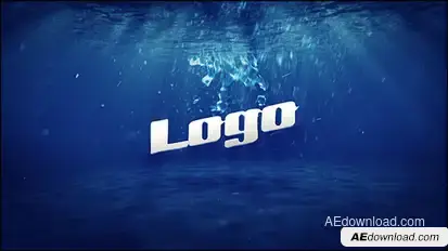 Underwater Logo Animation Logo Stings template preview
