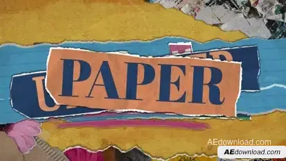 Unfolded Paper Opener Openers template preview