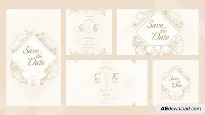 Union Wedding Invitation Intro Openers template preview