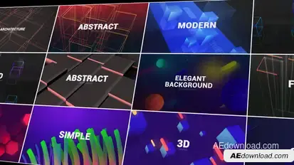 Unique Backgrounds Elements template preview