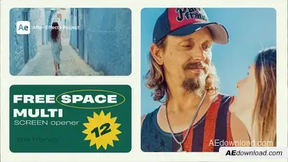 Unique Multiscreen Slideshow Opener Video Displays template preview