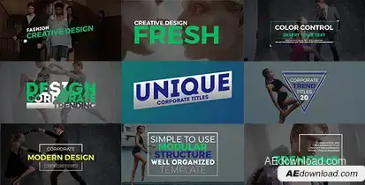 Unique Titles Titles template preview