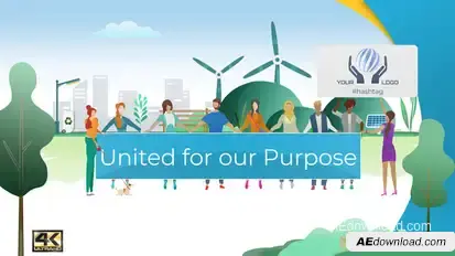 United People for a Purpose / Awareness Campaign Openers template preview