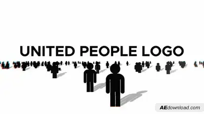 United People Logo | After Effects Logo Stings template preview