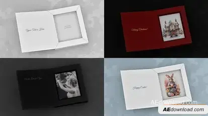 Universal Postcard - Corporate, Wedding, Easter, New Year etc. Easter template preview