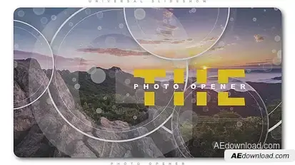 Universal Slideshow Photo Opener Openers template preview