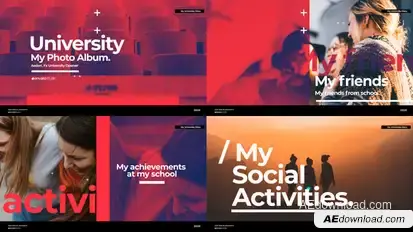 University Photo Opener V2 Openers template preview