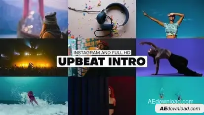 Upbeat Intro Openers template preview