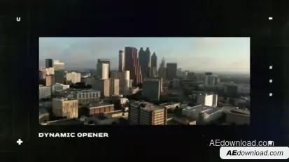 Upbeat Modern Opener Video Displays template preview