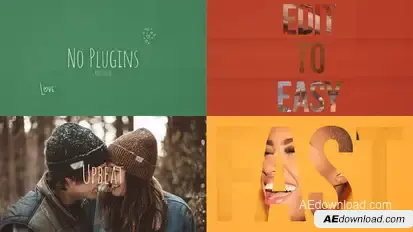 Upbeat Slideshow Openers template preview