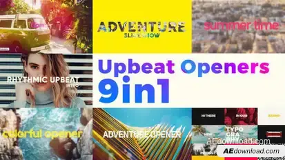Upbeat Summer Openers - Bundle 9 in 1 Openers template preview
