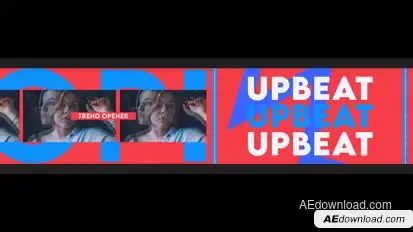 Upbeat Trend Opener & Dynamic After Effects Template Openers template preview