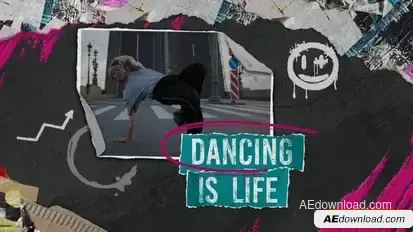 Urban Collage Openers template preview