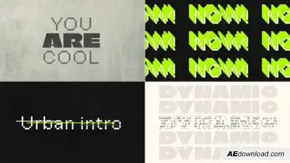 Urban Dynamic Promo Openers template preview