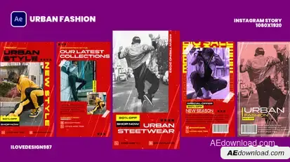 Urban Fashion Product Promo template preview