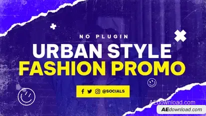Urban Fashion Promo broadcast-packages template preview