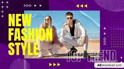 Urban Fashion Slideshow Promo Openers template preview