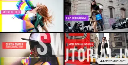 Urban Fashion Style Video Displays template preview