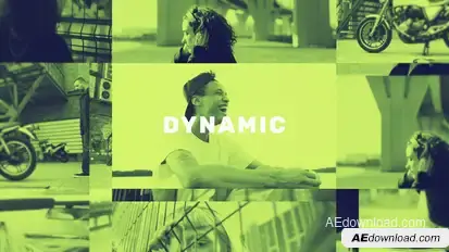 Urban Flow Video Displays template preview