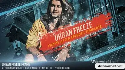 Urban Freeze Frame Openers template preview