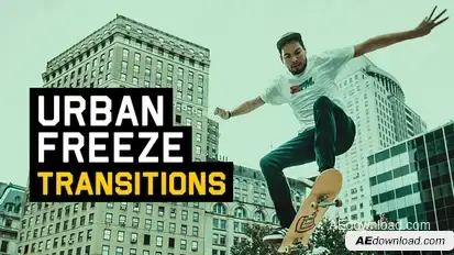 Urban Freeze Transitions | After Effects Elements template preview