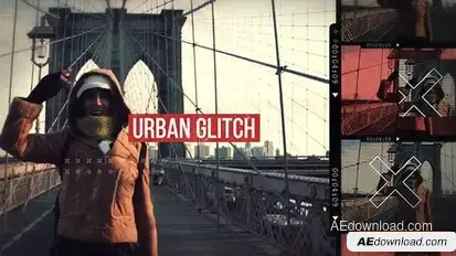 Urban Glitch Openers template preview